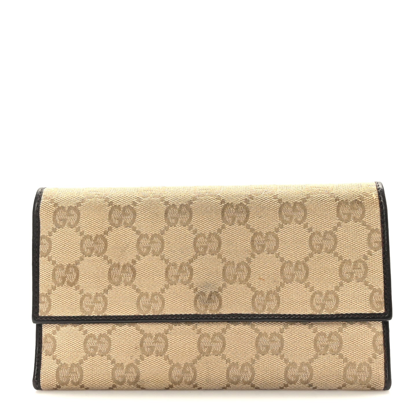 Signature Monogram Continental Wallet Black