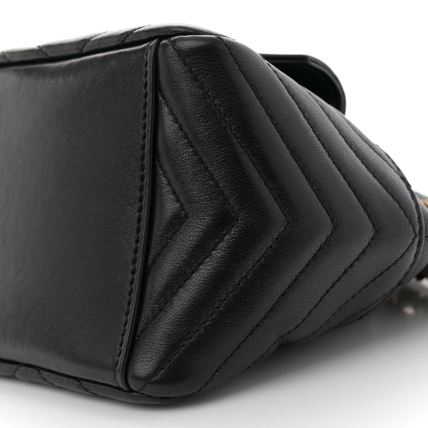 Saint Laurent Lambskin Matelasse Monogram Joe Nano Bucket Bag Black 10 of 11