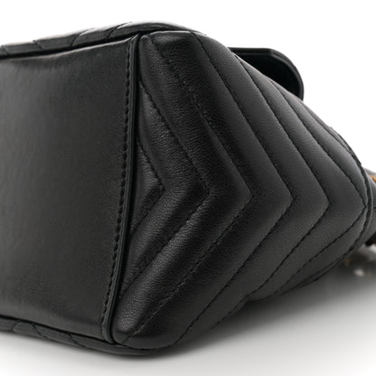 Saint Laurent Lambskin Matelasse Monogram Joe Nano Bucket Bag Black 10 of 11