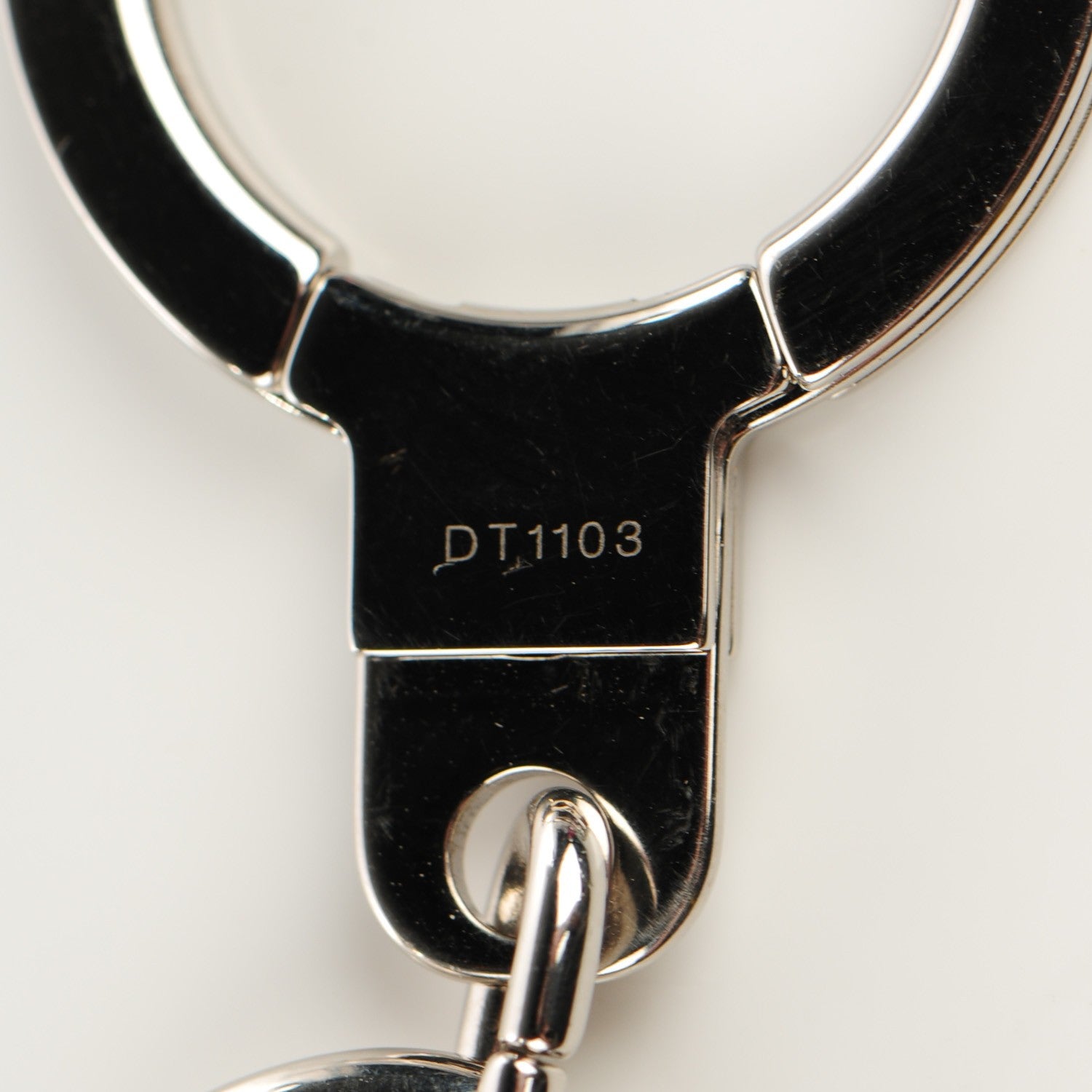 Louis Vuitton Pochette Extender Key Ring Silver 4 of 4