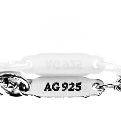 Tiffany Sterling Silver Infinity Double Chain Bracelet 4 of 6