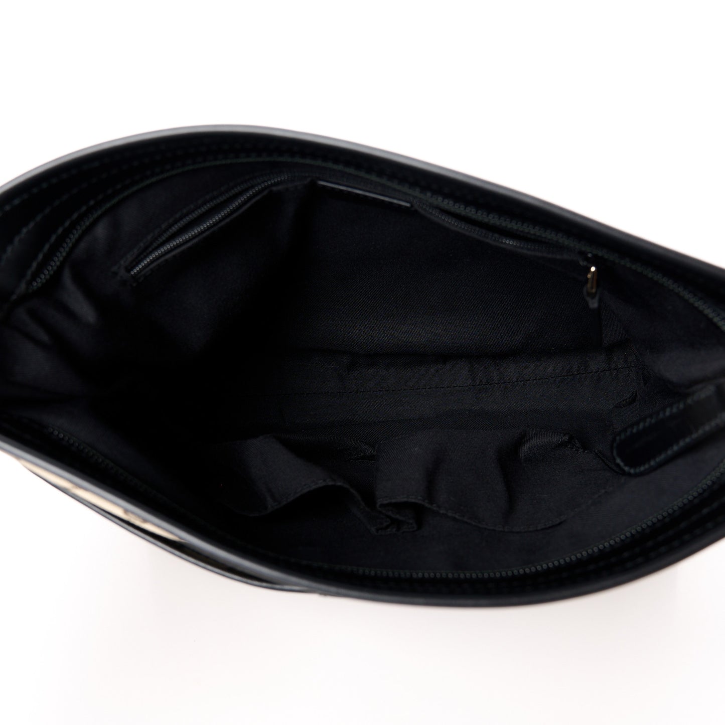 GG Monogram Web Flat Messenger Bag Black