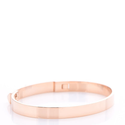 Hermes 18K Rose Gold PM Collier De Chien Bracelet SH 3 of 4
