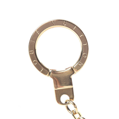 Louis Vuitton Brass Monogram Blooming Flowers Bag Charm Key Holder Rose Ballerine 3 of 5