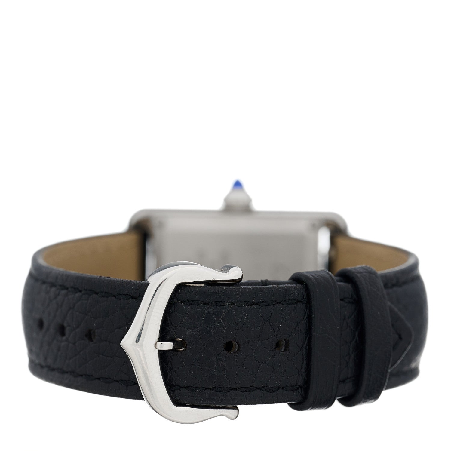 Cartier Stainless Steel Calfskin 22mm Must de Cartier Tank Quartz Watch 3 of 5