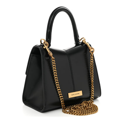 Marc Jacobs Calfskin The St Marc Mini Top Handle Bag  Black 3 of 9