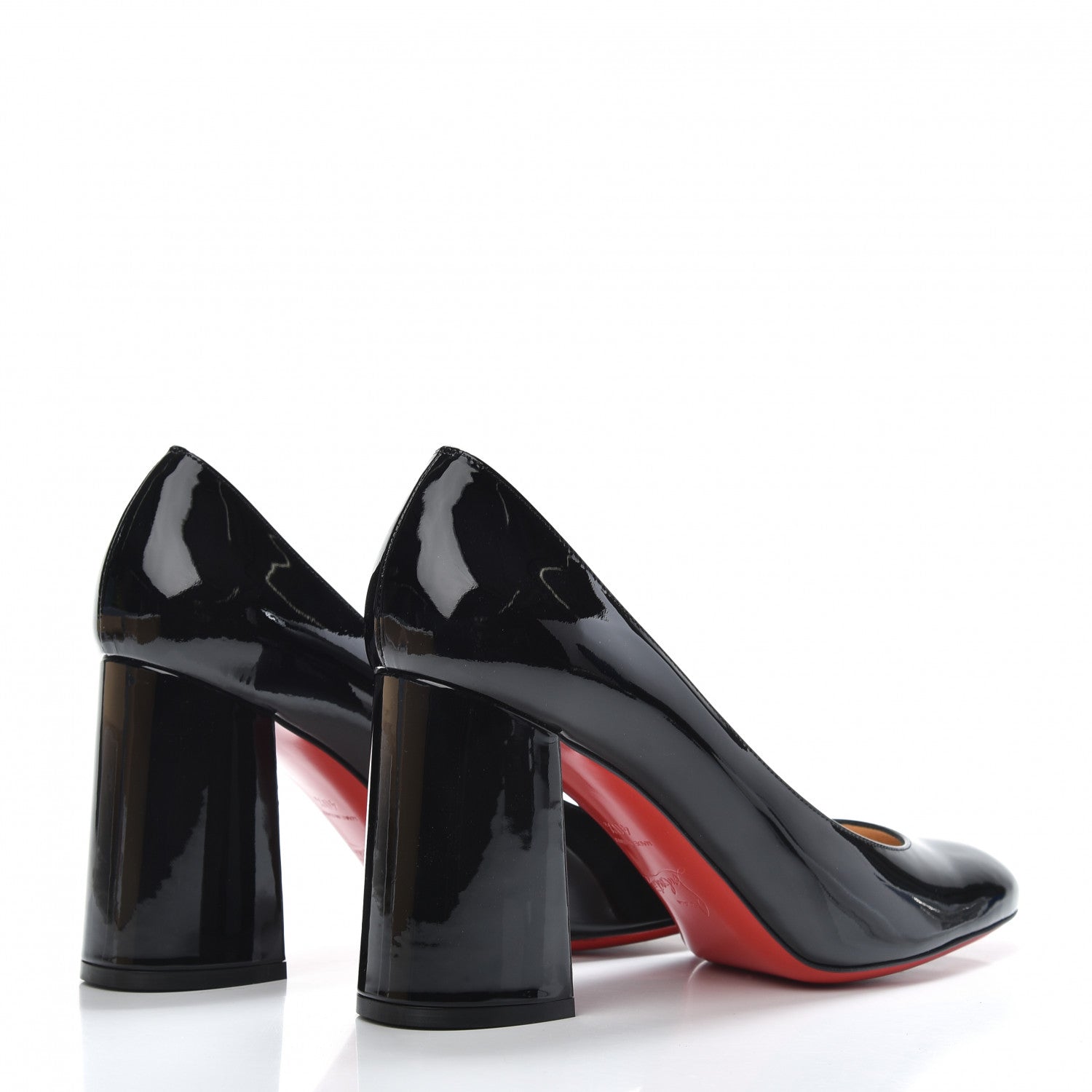 Christian Louboutin Patent Baobab 85 Pumps 40.5 Black 4 of 9