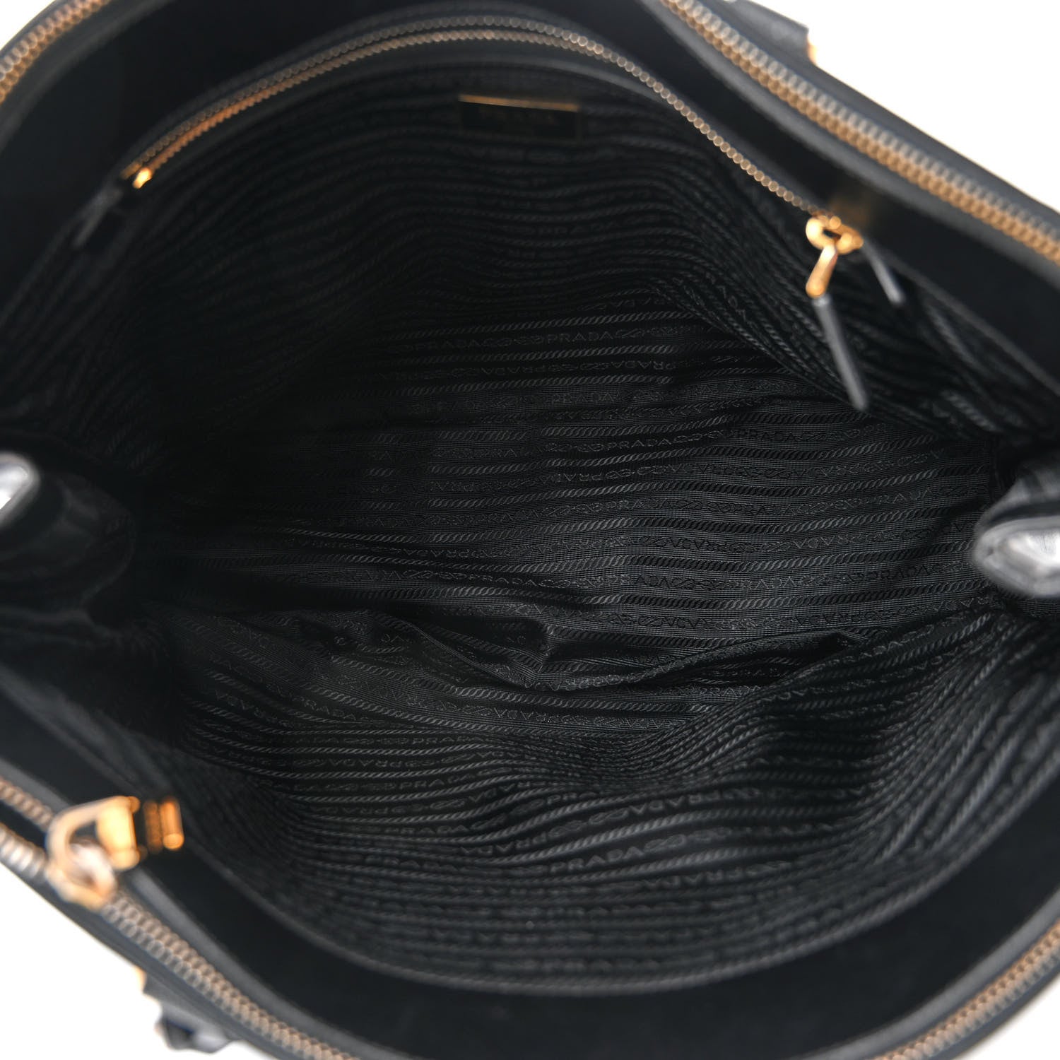 Prada Saffiano Lux Extra Large Galleria Double Zip Tote Black 5 of 12
