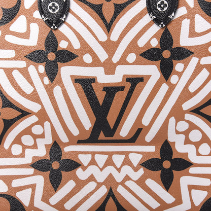 Louis Vuitton Monogram Giant Crafty Onthego GM Crème Caramel 10 of 10