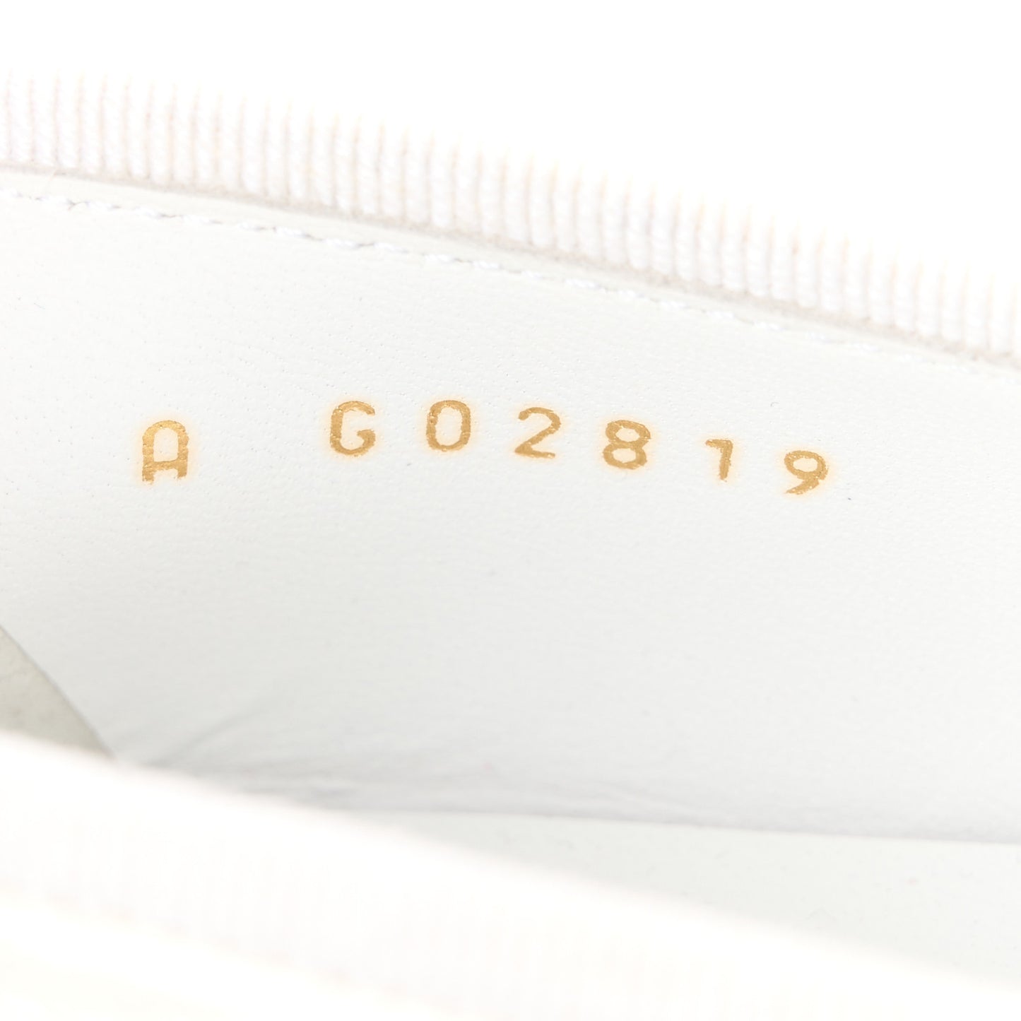 Iridescent Lambskin Cap Toe CC Ballerina Flats 37.5 White