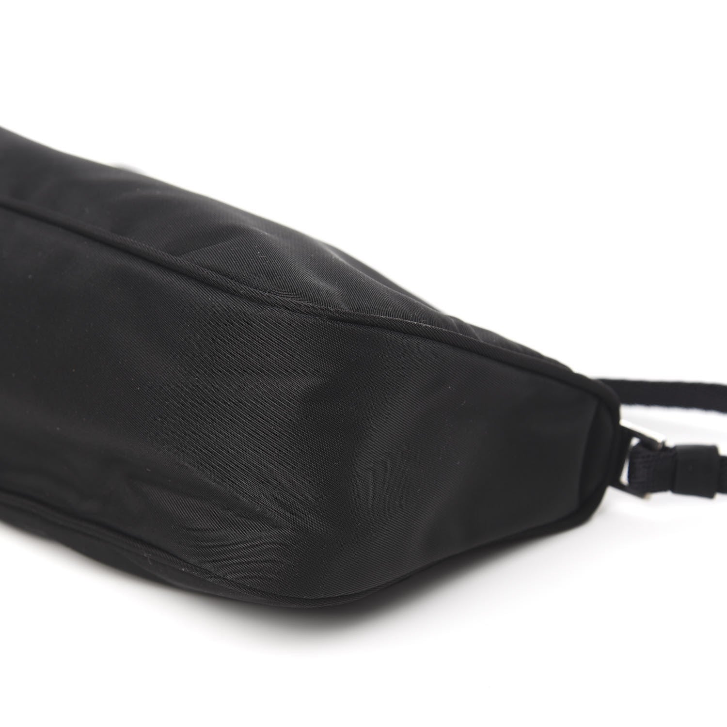 Prada Tessuto Nylon Pochette Bag Black 9 of 10