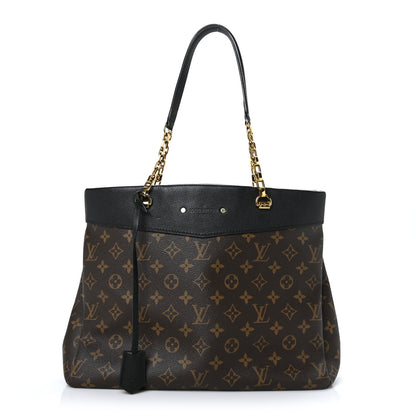 Louis Vuitton Monogram Pallas Shopper Black 1 of 8