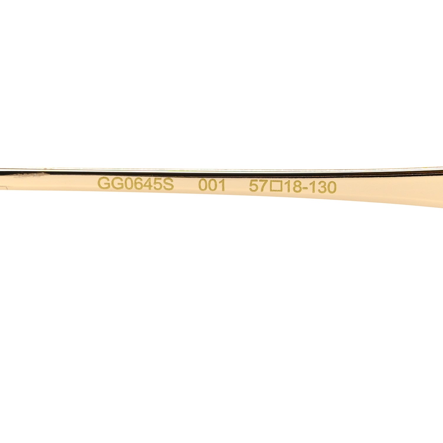 Gucci Round Pearl Tip Sunglasses GG0253S Gold 5 of 8