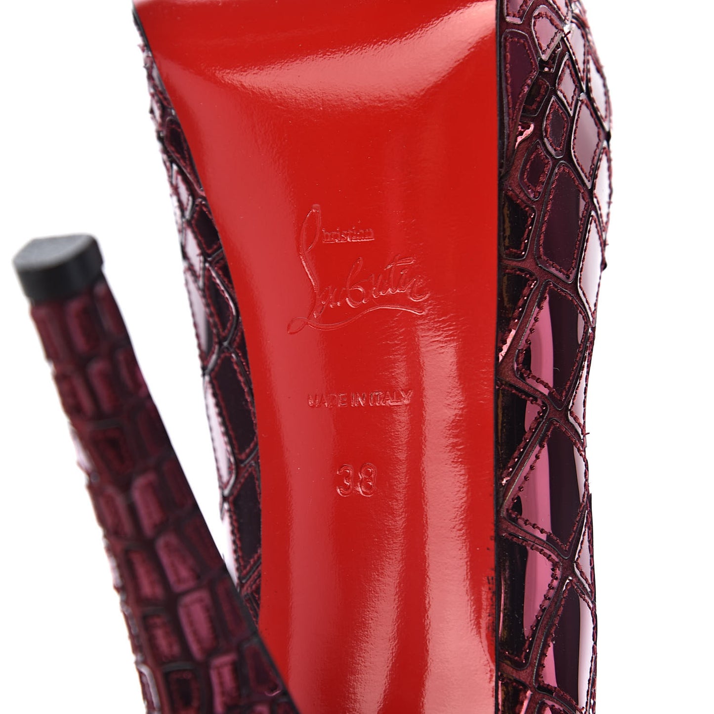 Crepe Satin Sequins Sobek 140 Pumps 38 Pink