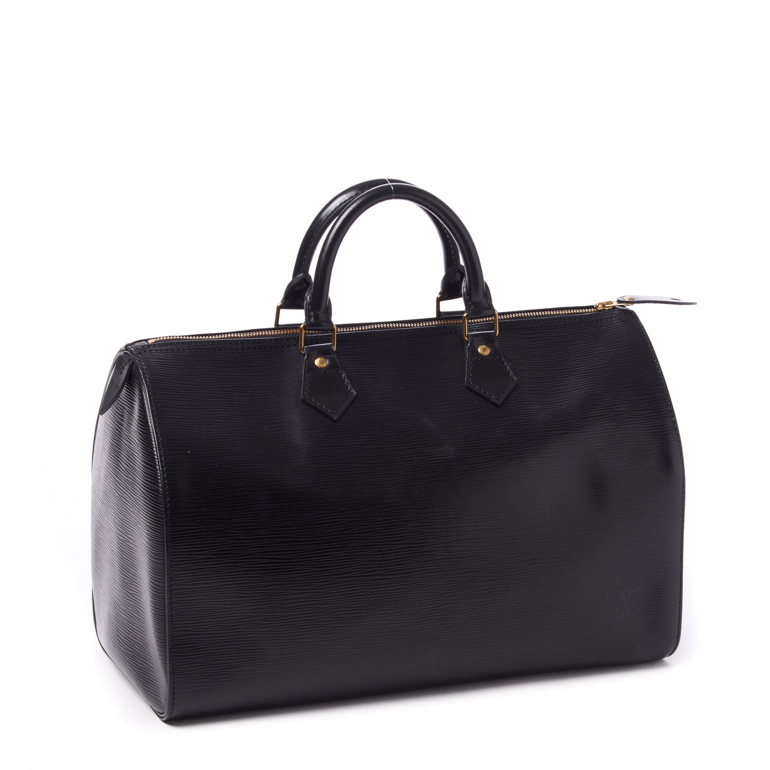 Louis Vuitton Epi Speedy 35 Black 2 of 8