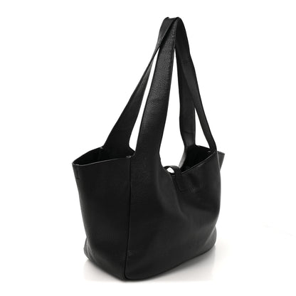 Saint Laurent Grained Deerskin Bea Tote Black 3 of 16
