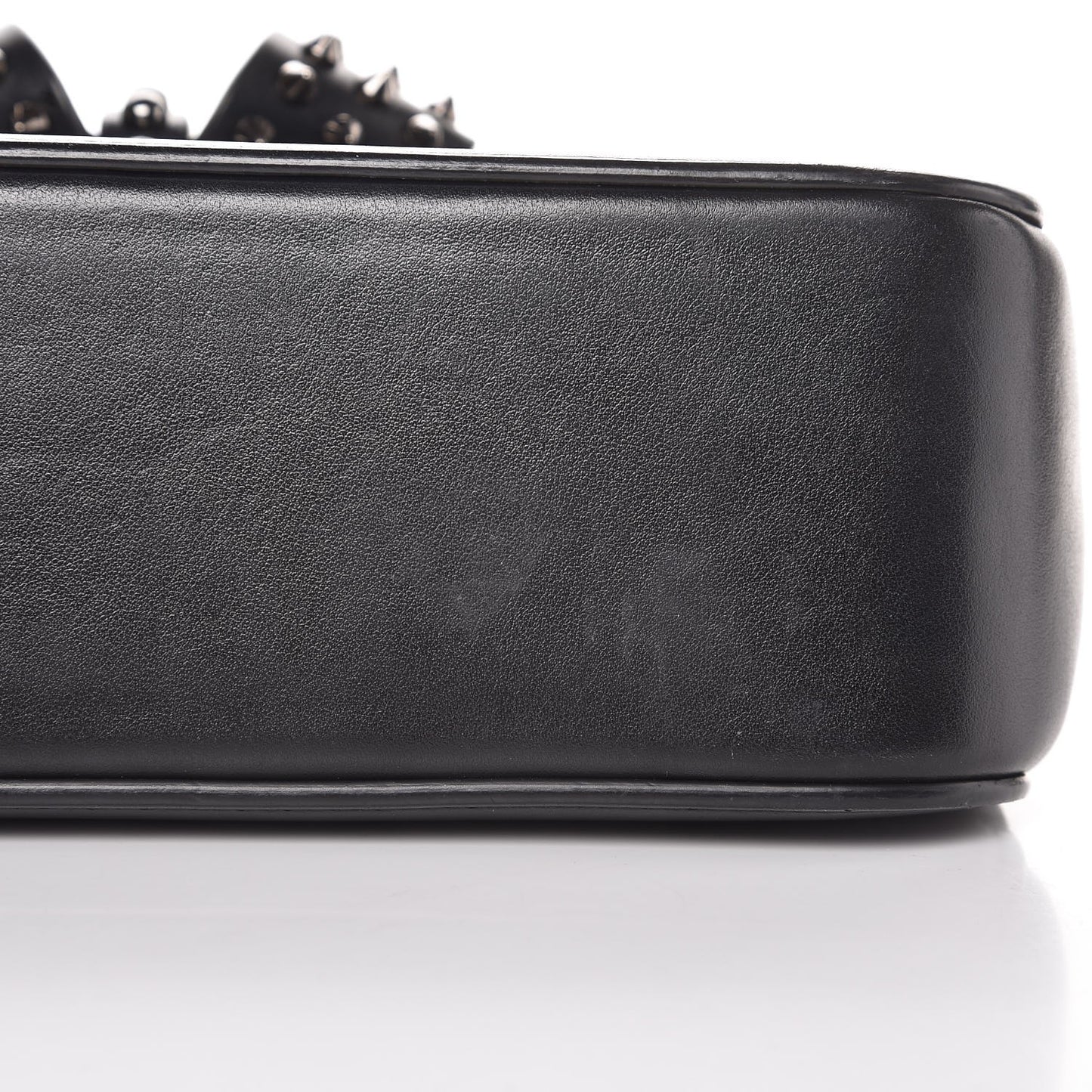 Calfskin Small Sweety Charity NV Shoulder Bag Black