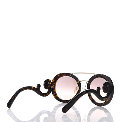 Prada Baroque Sunglasses SPR 13S Havana 4 of 8