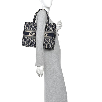 Christian Dior Oblique Medium Book Tote Blue Multicolor 2 of 13