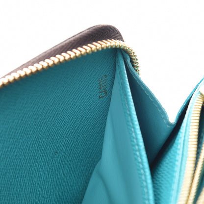 Louis Vuitton Monogram V Zippy Wallet Turquoise 9 of 10