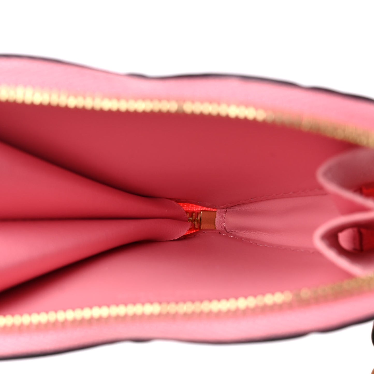 Vernis Gradient Love Lock Heart Coin Purse Pink White