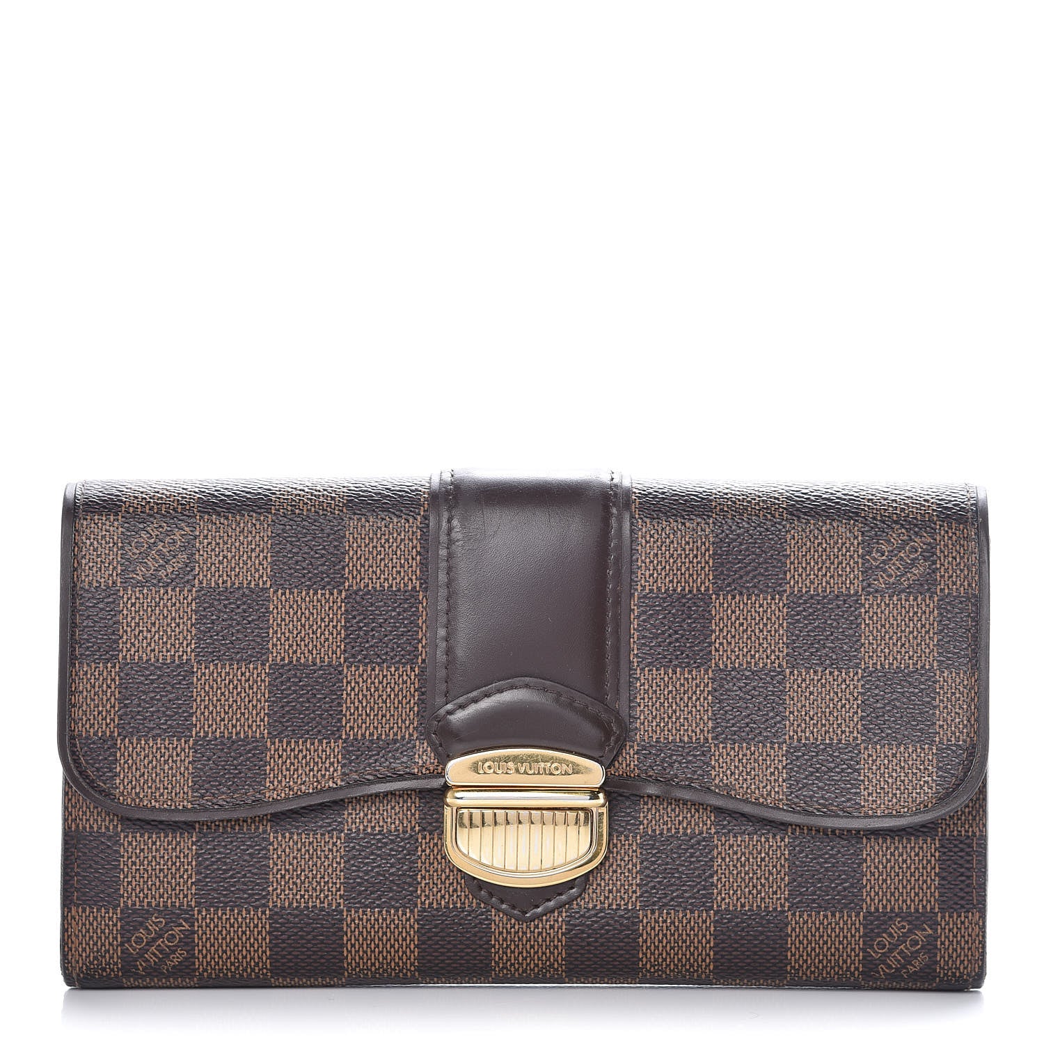 Louis Vuitton Damier Ebene Sistina Wallet 1 of 14
