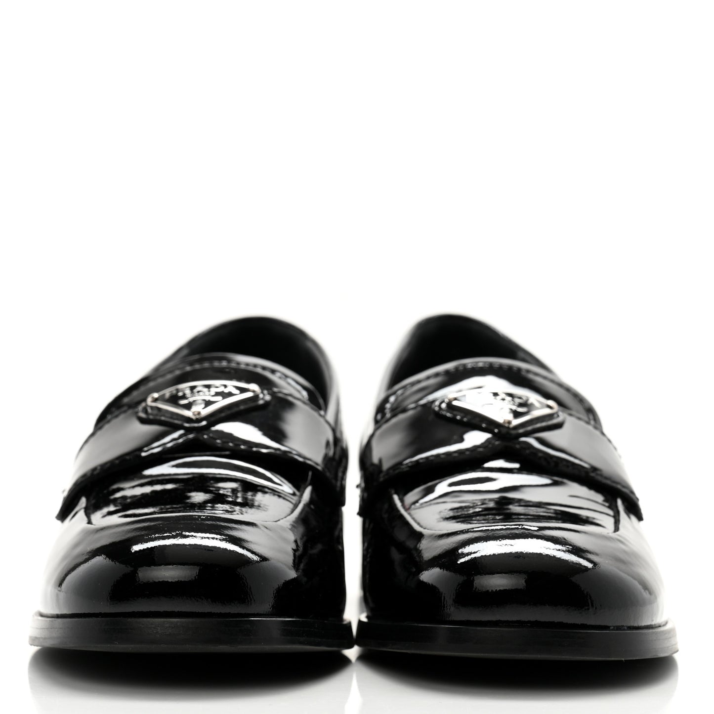 Vernice Triangle Womens Loafers 35.5 Black