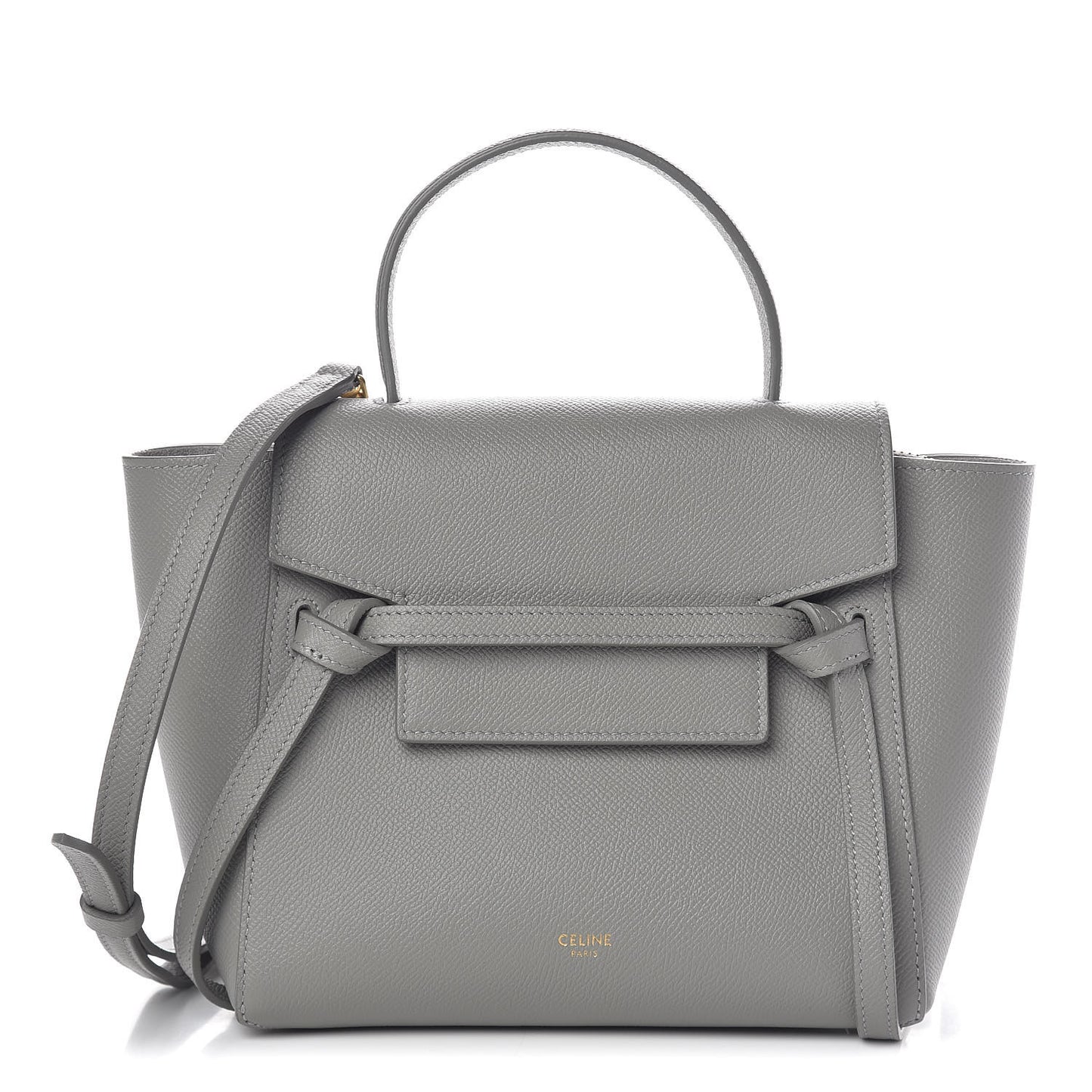 Grained Calfskin Nano Belt Bag Cloud