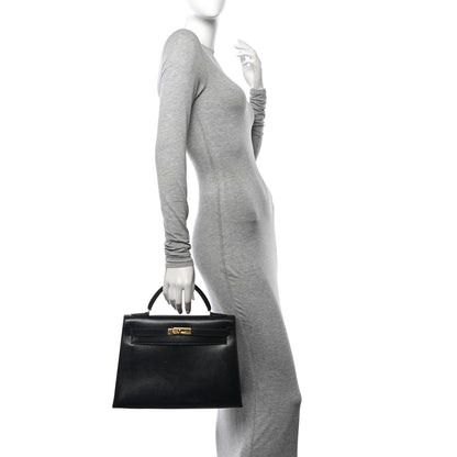 Hermes Box Kelly Sellier 32 Black 2 of 14