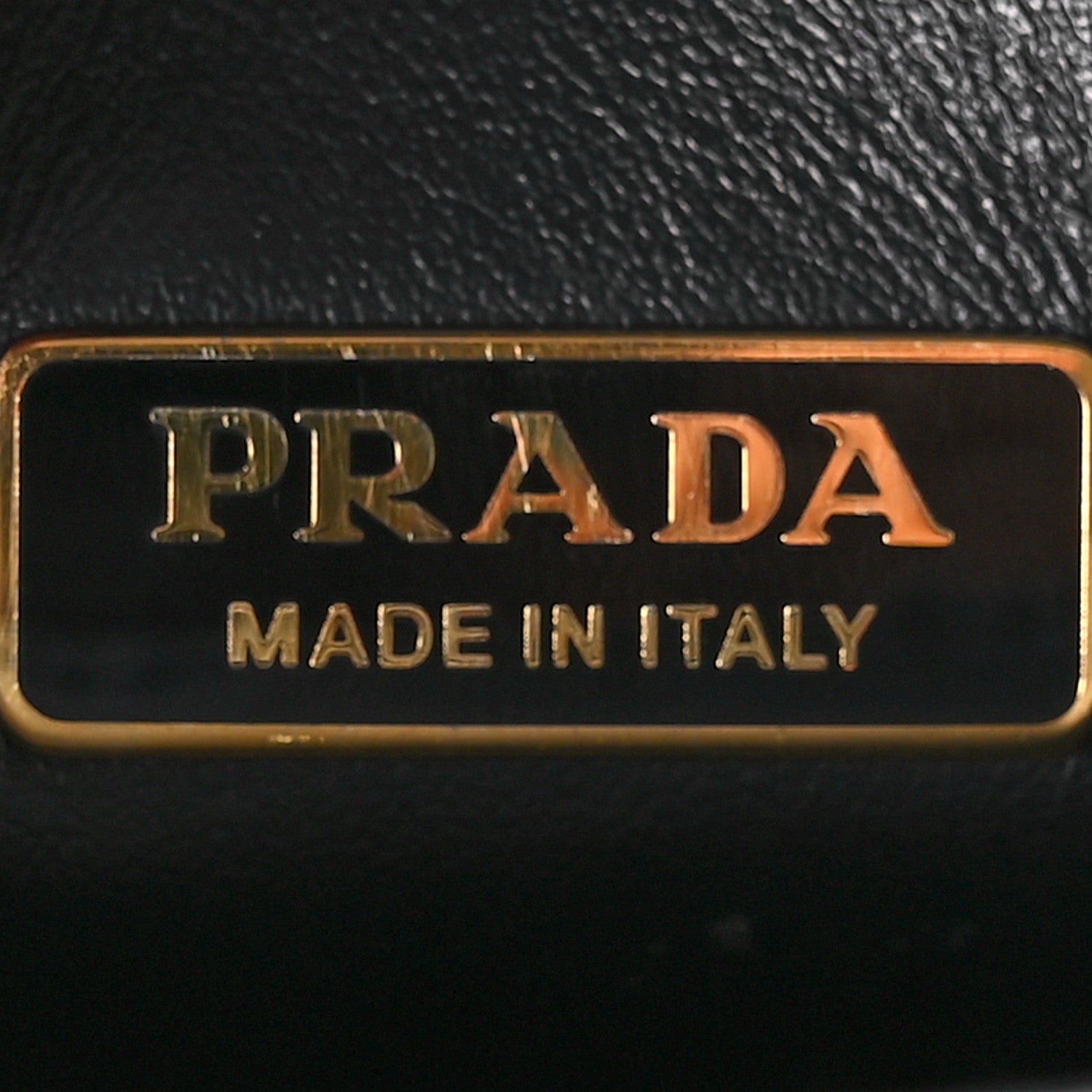 Prada Saffiano Lux Embossed Logo Mini Shoulder Bag Black 6 of 11