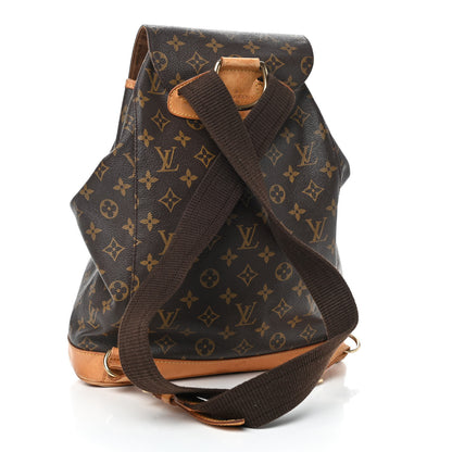 Louis Vuitton Monogram Montsouris GM Backpack 3 of 12