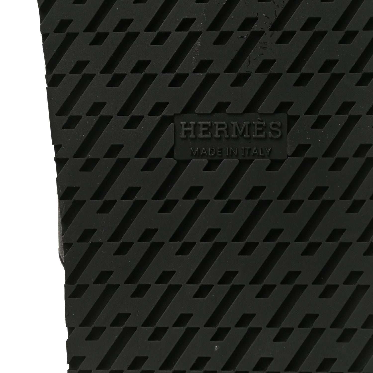 Hermes Calfskin Womens Chypre Sandals 37 Black 8 of 10
