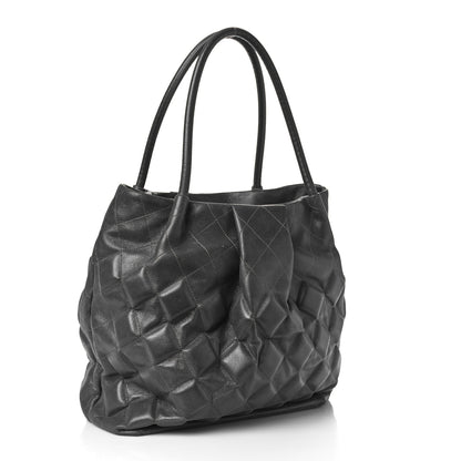 Chanel Calfskin Sloane Square Tote Grey 3 of 10
