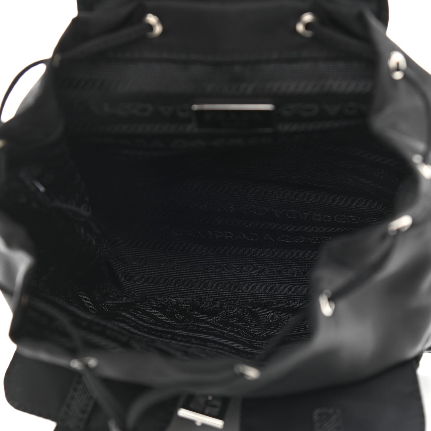 Nylon Vela Mini Crossbody Backpack Black