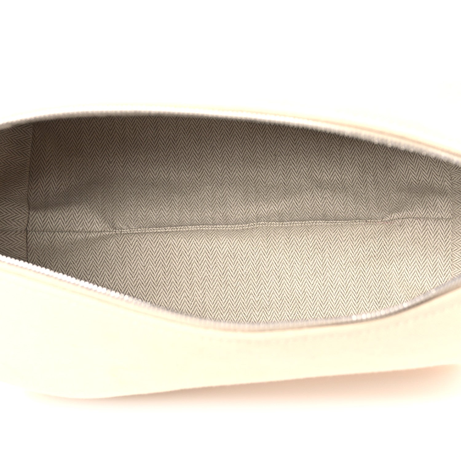 Hermes Cotton Canvas H Pavillon Large Bride-A-Brac Pouch Naturel 5 of 12