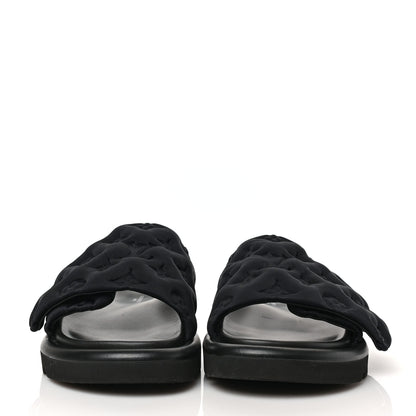 Louis Vuitton Technical Fabric Embossed Monogram Pool Pillow Comfort Mules 36 Black 2 of 9