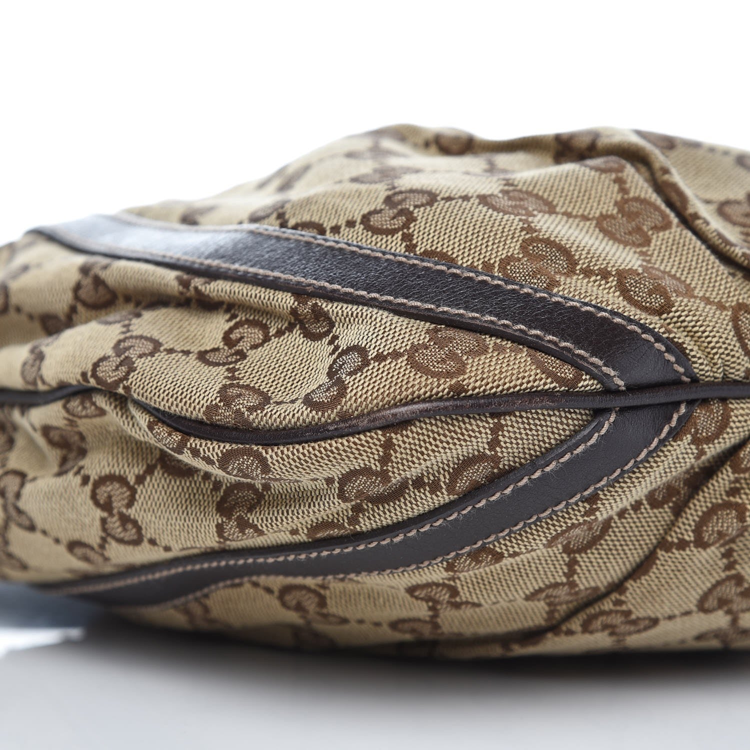 Gucci Monogram Small D Gold Ring Messenger Dark Brown 11 of 12