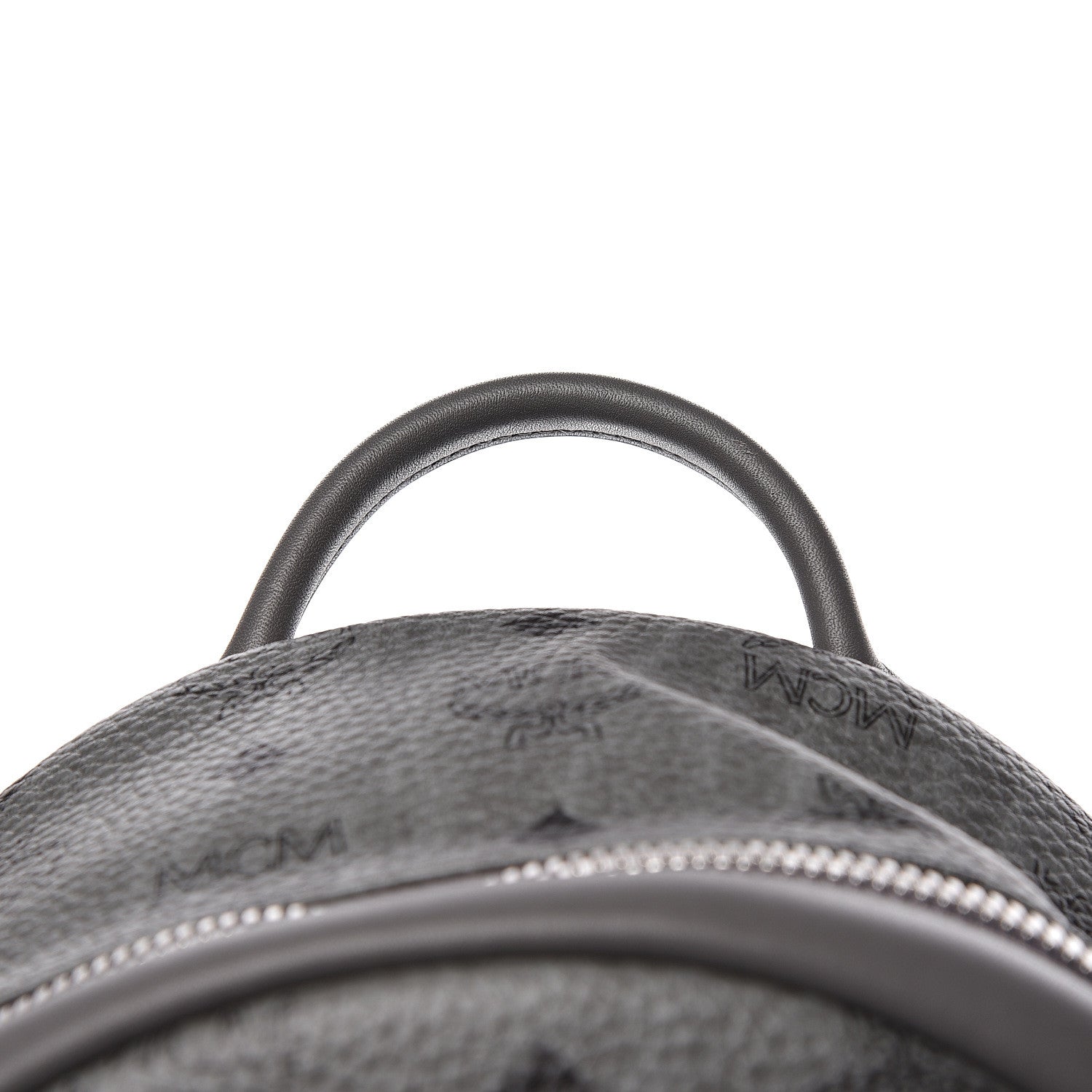 MCM Visetos Small Stark Backpack Phantom Grey 10 of 10