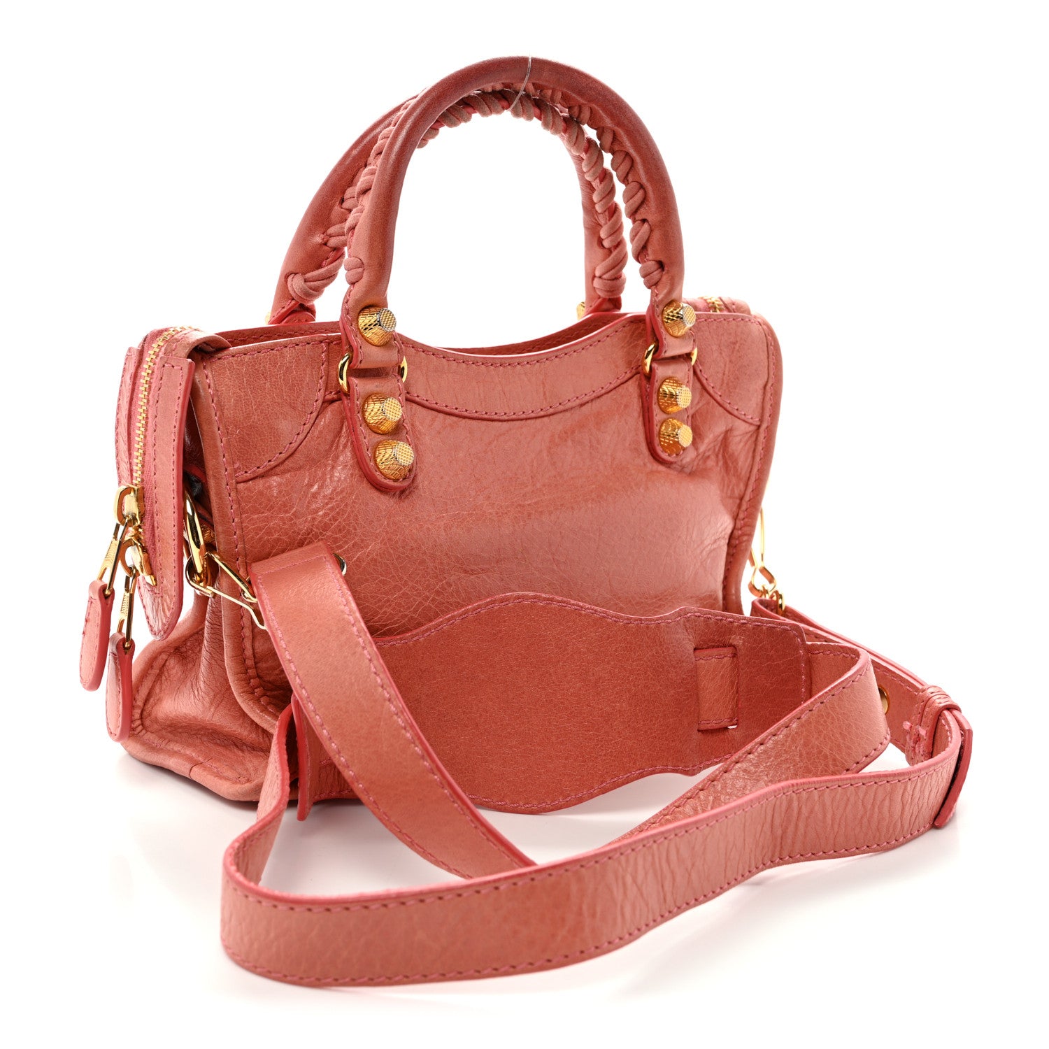 Balenciaga Agneau Giant 12 Gold Hardware Mini City First Rose Jaipur 3 of 10