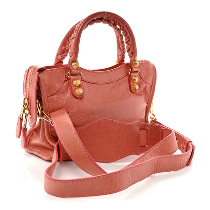 Balenciaga Agneau Giant 12 Gold Hardware Mini City First Rose Jaipur 3 of 10