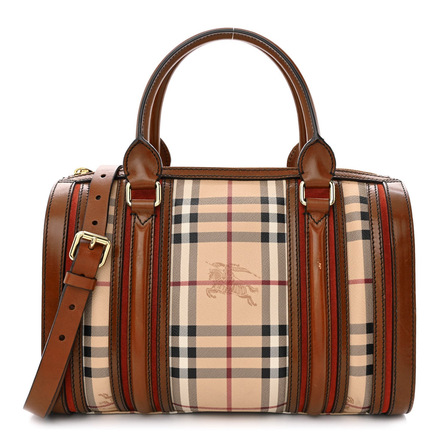 Haymarket Check Medium Alchester Bowling Bag Brown