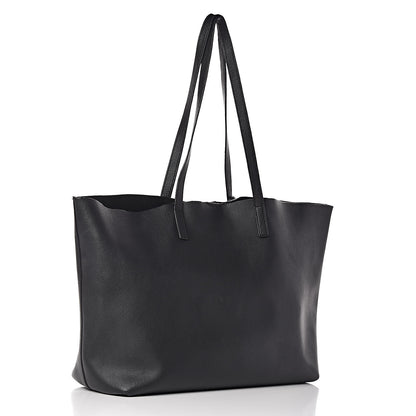 Saint Laurent Calfskin Large Shopping Tote Black 3 of 14
