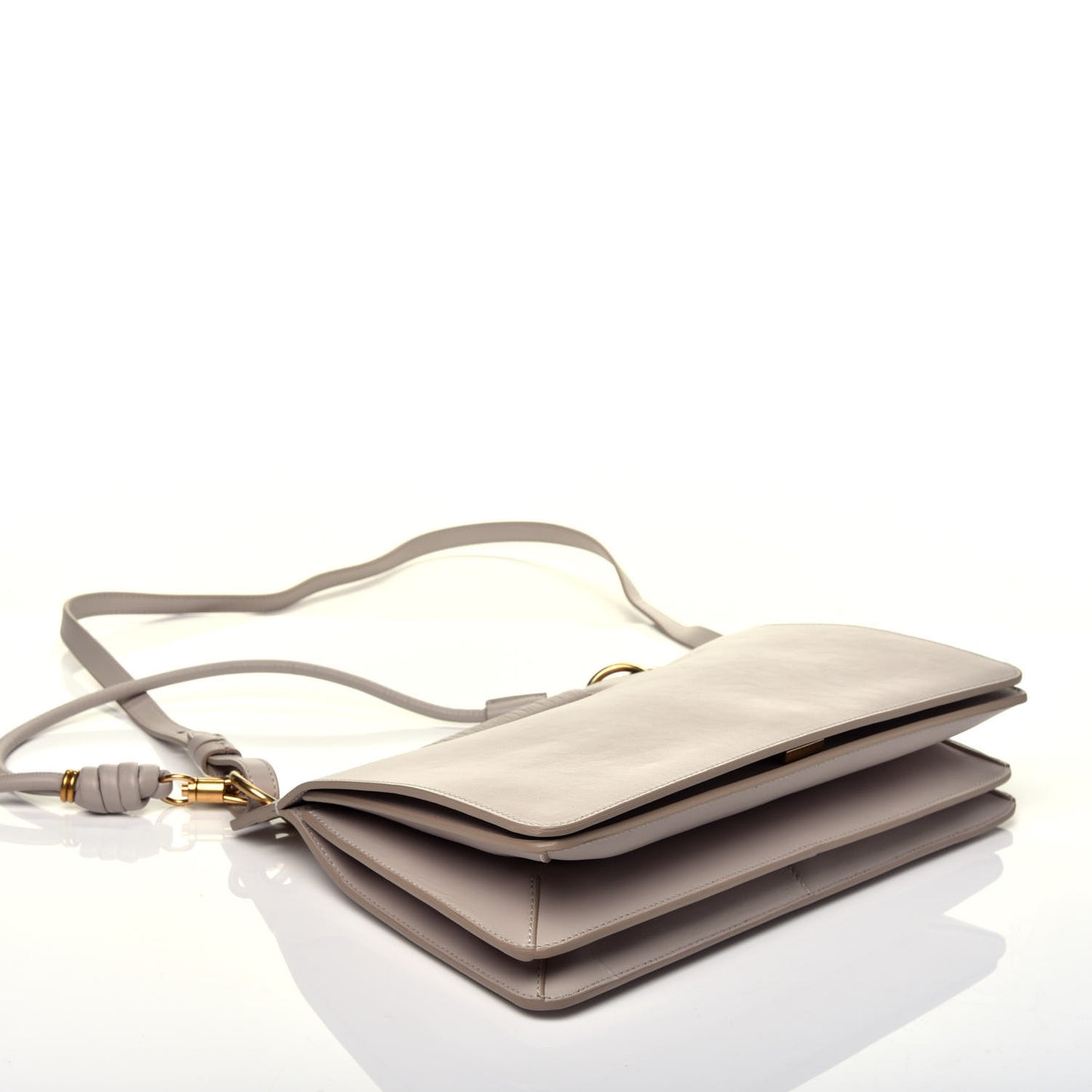 Calfskin Medium Whip Top Handle Crossbody Natural