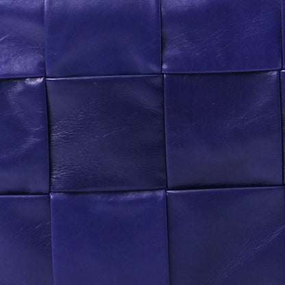 Bottega Veneta Paper Calfskin Maxi Intreccio Cassette Crossbody Bag Purple 8 of 10