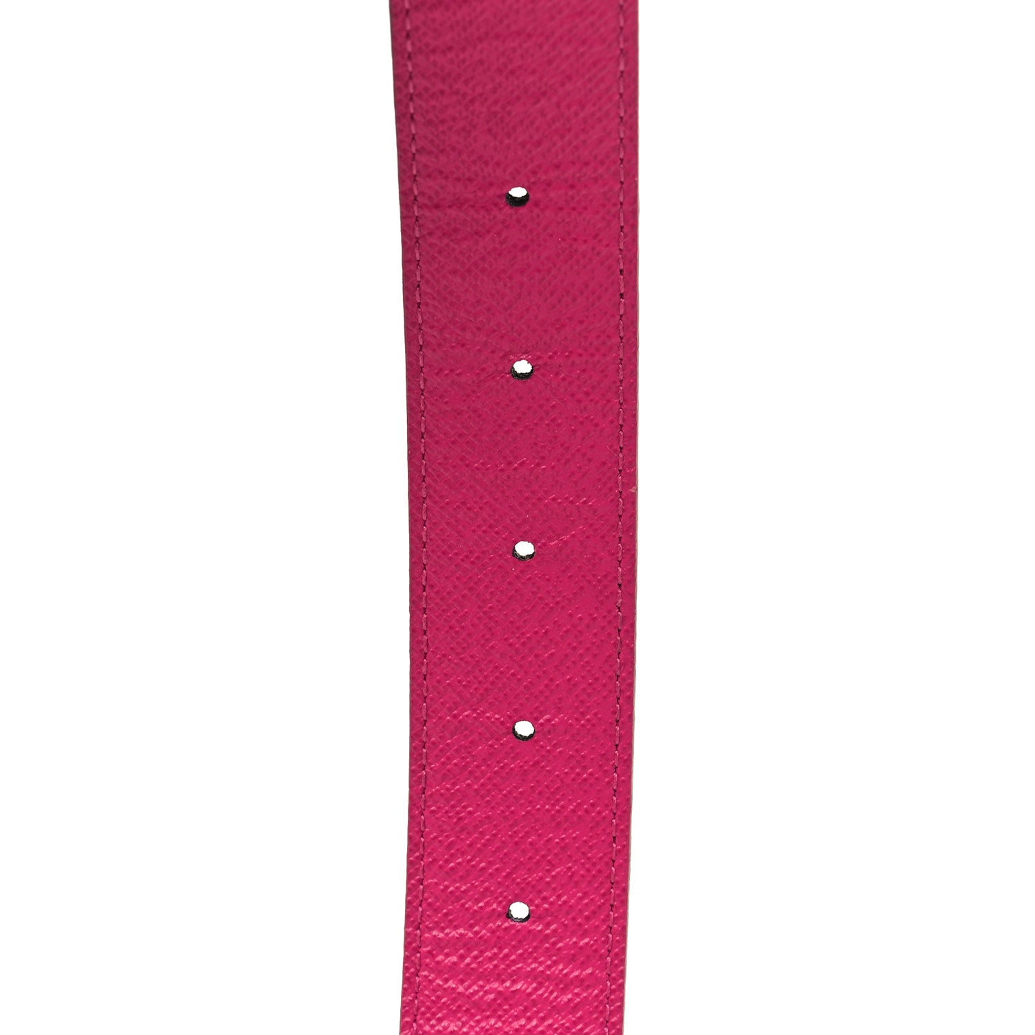 Louis Vuitton Monogram Calfskin 30mm LV Initiales Reversible Belt 80 32 Fuchsia 6 of 6