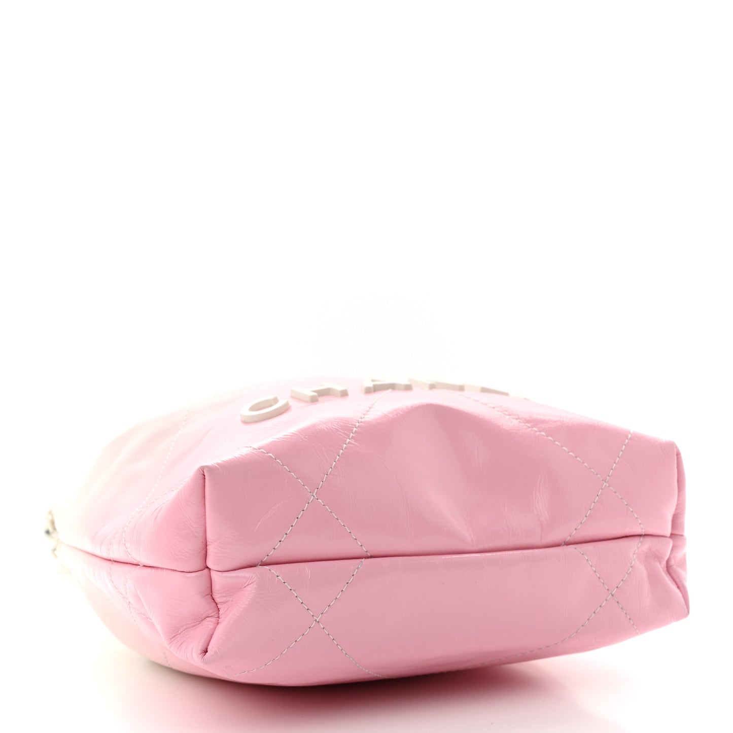 Patent Gradient Calfskin Quilted Mini Chanel 22 White Light Pink