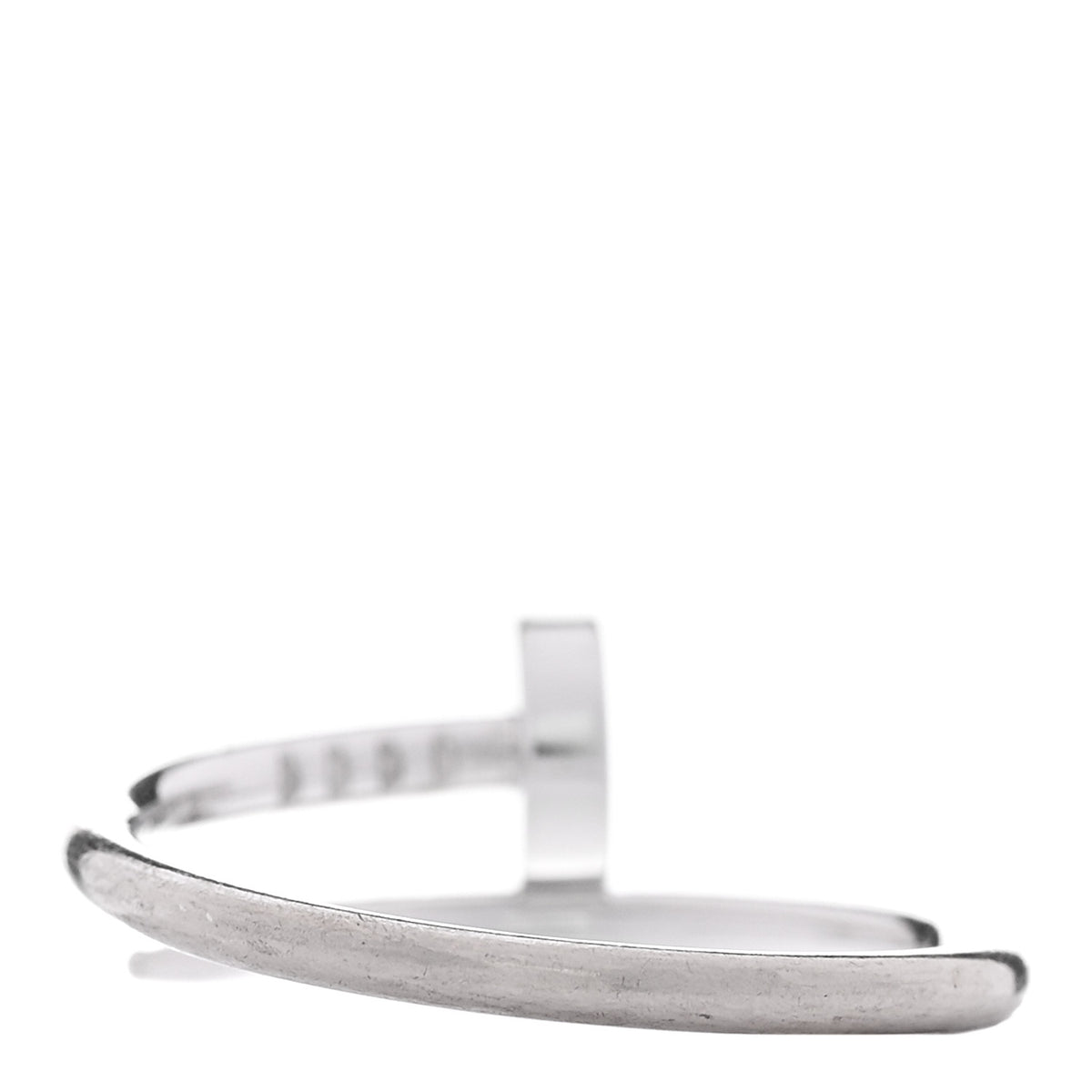 Cartier 18K White Gold Small Juste Un Clou Ring 52 6 3 of 5
