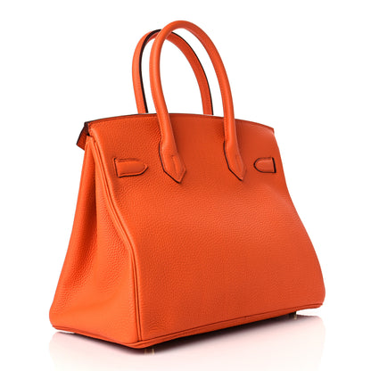 Hermes Togo Birkin 30 Orange 2 of 10