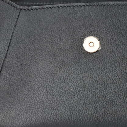 Versace Grained Calfskin La Medusa Chain Crossbody Bag Black 21 of 22