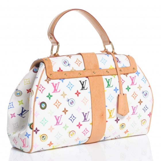 Louis Vuitton Monogram Multicolor Murakami Eye Love You White 3 of 9